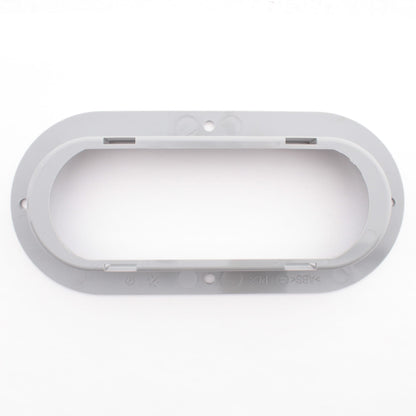 Grote 43220 Gray Theft-Resistant 6" Flange for Oval Lamps Polycarbonate