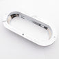 Grote 43222-3 Chrome 6" Flange for Oval Lamp Theft-Resistant Plated ABS