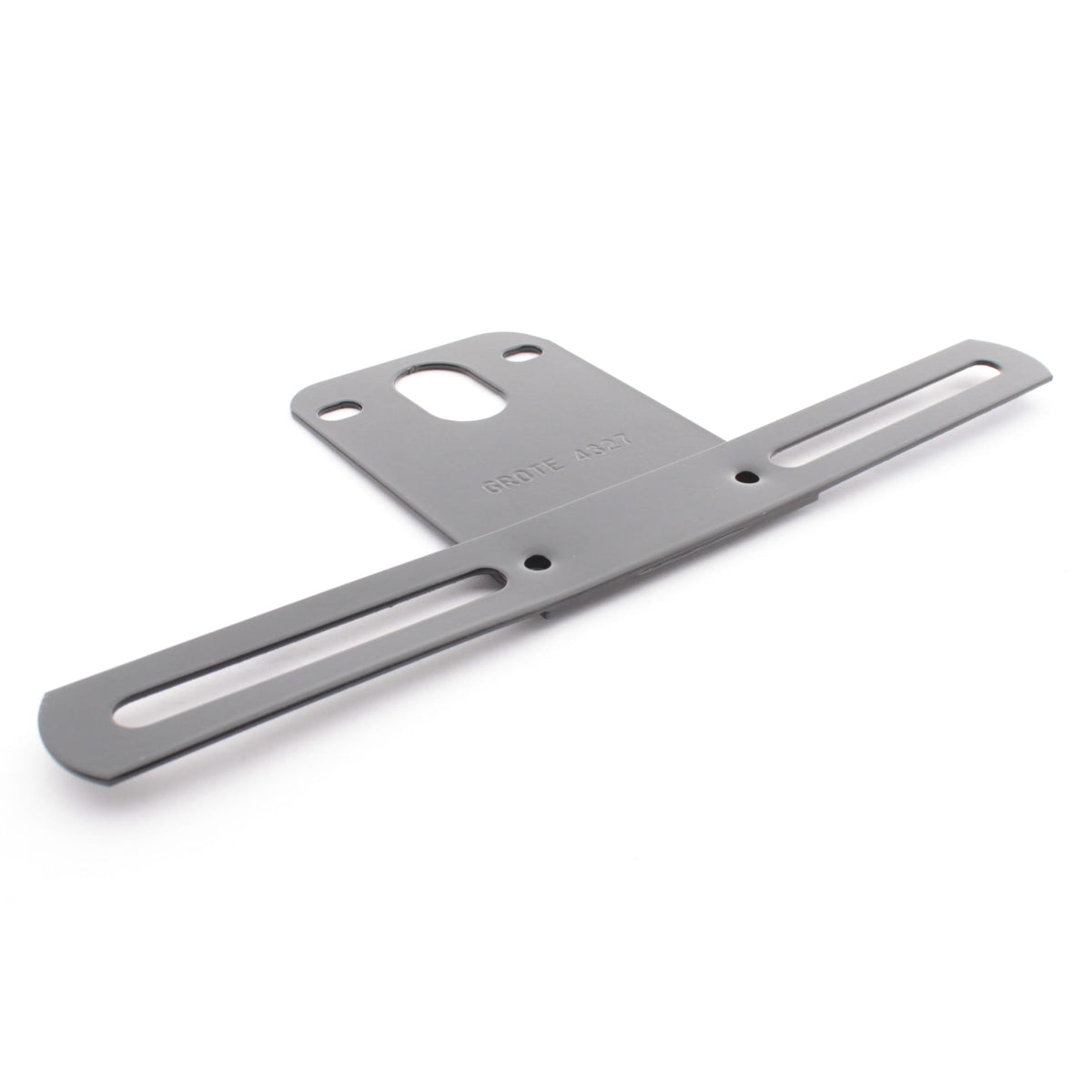 Grote 43272 Black Universal Steel License Plate Bracket Powder-Coated 9-1/2"