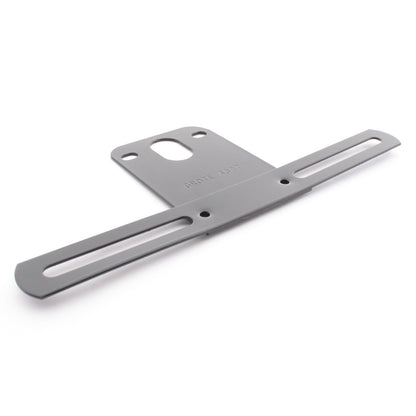 Grote 43272 Black Universal Steel License Plate Bracket Powder-Coated 9-1/2"