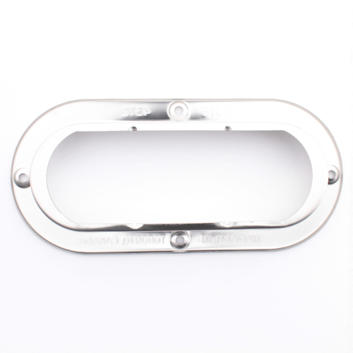 Grote 43723 Stainless Steel 7.85" Flange for Oval Lamps Theft-Resistant Mounting