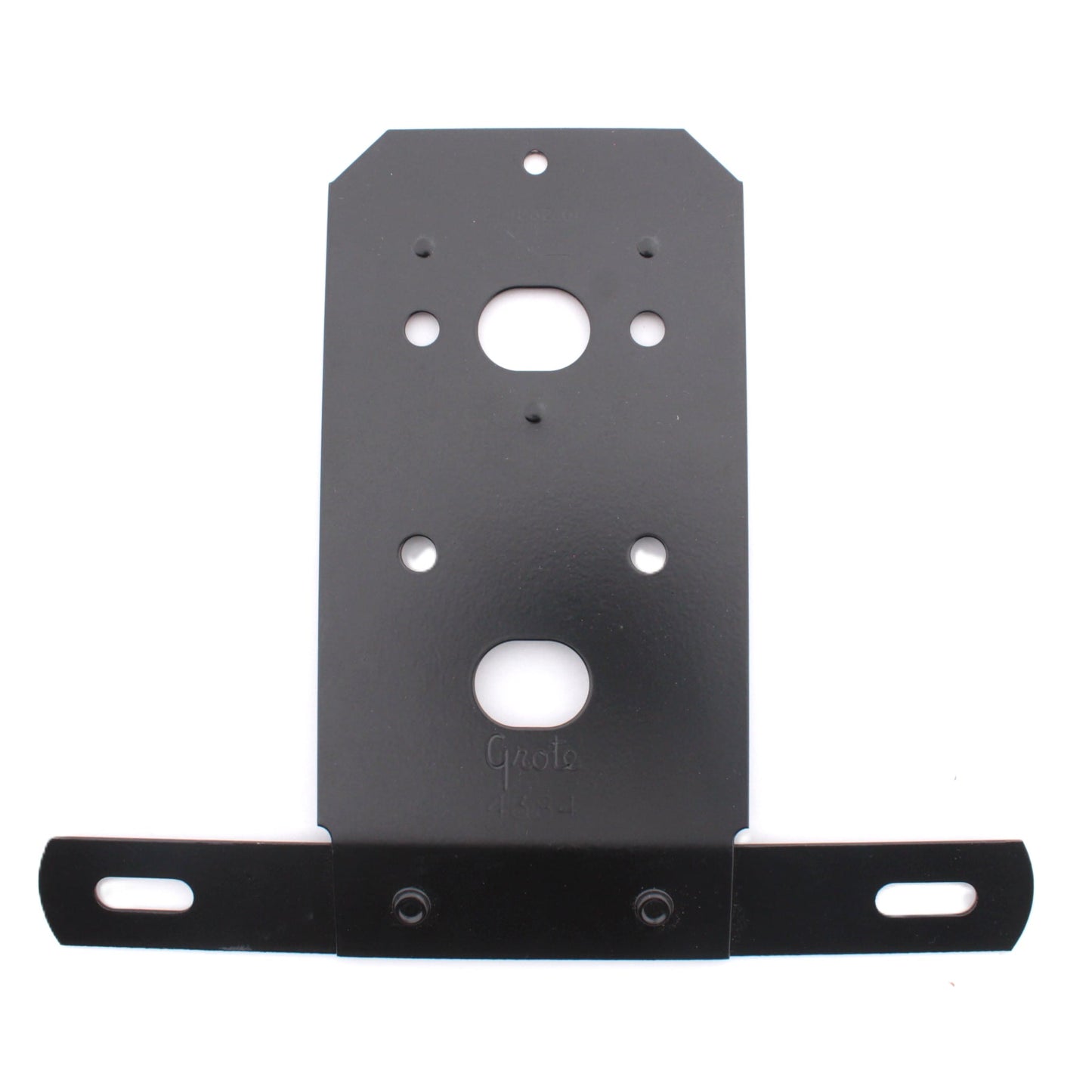 Grote 43842 Black Powder Coaated Steel Universal License Plate Bracket