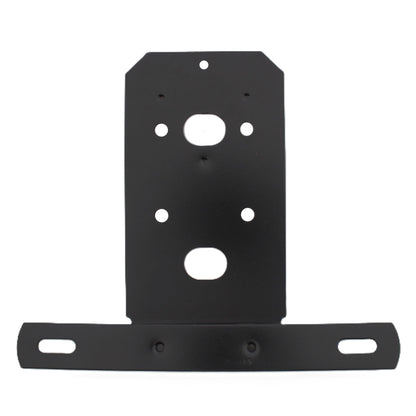 Grote 43842 Black Powder Coaated Steel Universal License Plate Bracket
