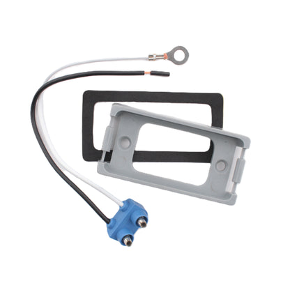 Grote 43970 Gray Snap-In Bracket for Small Rectangular Lamps w/ Pigtail 67001
