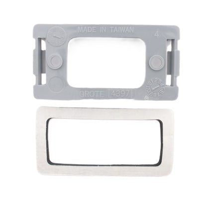 Grote 43970 Gray Snap-In Bracket for Small Rectangular Lamps w/ Pigtail 67001