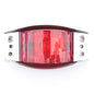 Grote 45172 Red Narrow-Rail Clearance Marker Lamp w/ Steel Housing 4.5" x 2-1/8"