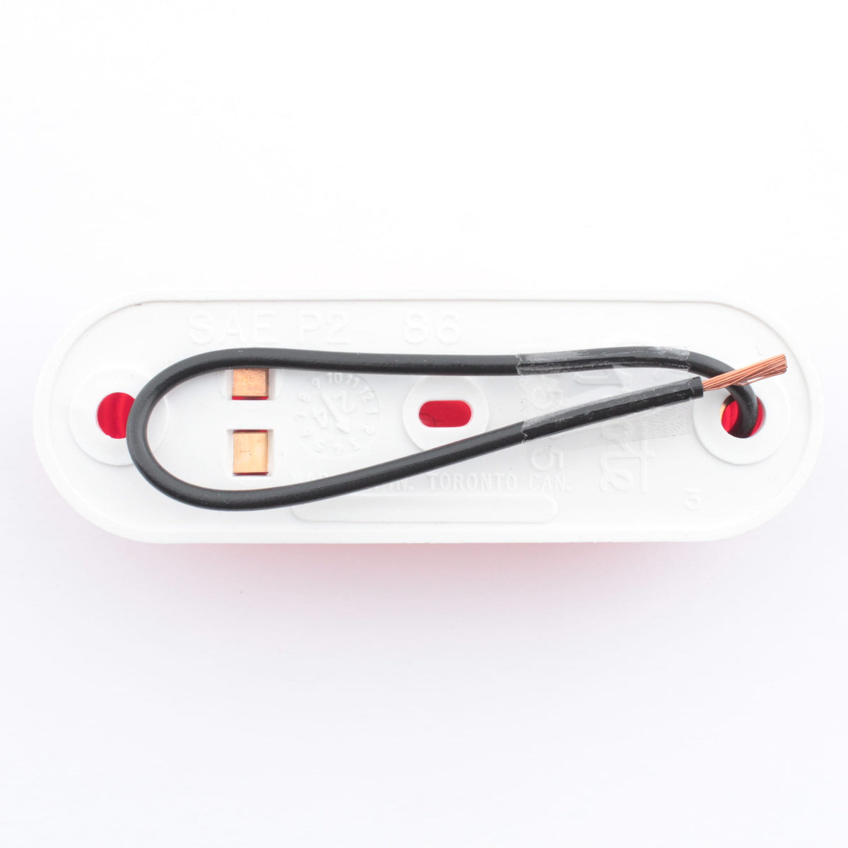 Grote 45252-5 Red Thin-Line Single-Bulb Clearance Marker Lamp 3-1/2" x 1-1/8"
