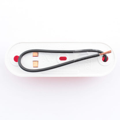 Grote 45252-5 Red Thin-Line Single-Bulb Clearance Marker Lamp 3-1/2" x 1-1/8"