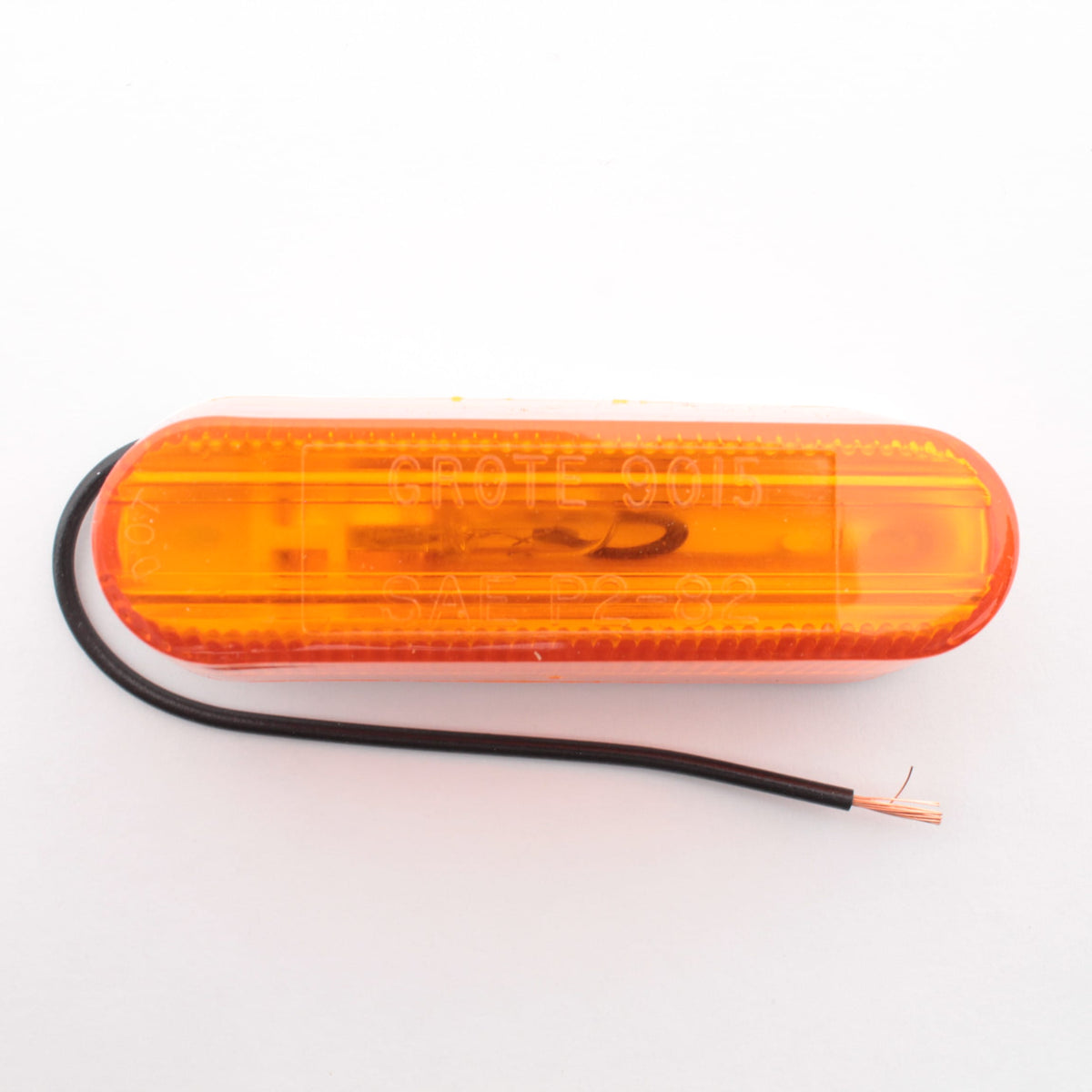 Grote 45253-5 Yellow Amber 3.5" Thin-Line Single-Bulb Clearance Marker Lamp