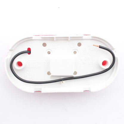 Grote 45262 Red Two-Bulb Oval Pigtail-Type Clearance Marker Lamp P2 PC 4" x 2"