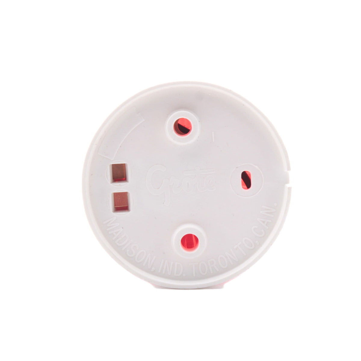 Grote 45412-5 Red 2.5" Clearance Marker Lamp Snap-On 2CP Wedge Based Bulb