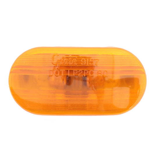 Grote 45433 Yellow Amber Two #1893 Bulb No Splice Clearance Marker Lamp 2" x 4"