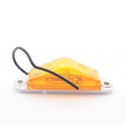 Grote 45513 Yellow Amber Clearance Marker Lamp w/Snap-On Peak Lens use #194 Bulb