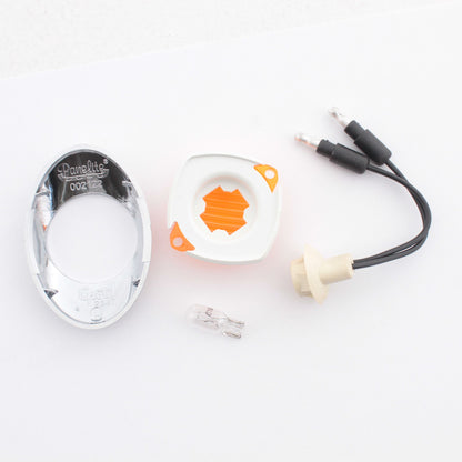 Grote 45763 Amber Marker Clearance Light w/ Oval Chrome Plated ABS Bezel 2" x 3"