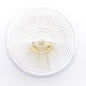 Grote 45811 Clear 2-1/2" White Round Utility Lamp Light Twist-On Mounting