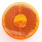 Grote 45833 Yellow Amber 2.5" x .75" Round Clearance Side Marker Light Bulk PL10