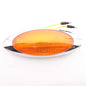 Grote 45853 Amber Oval LED M4 Series Side Marker Lamp w/ Chrome Bezel 9" x 3.25"