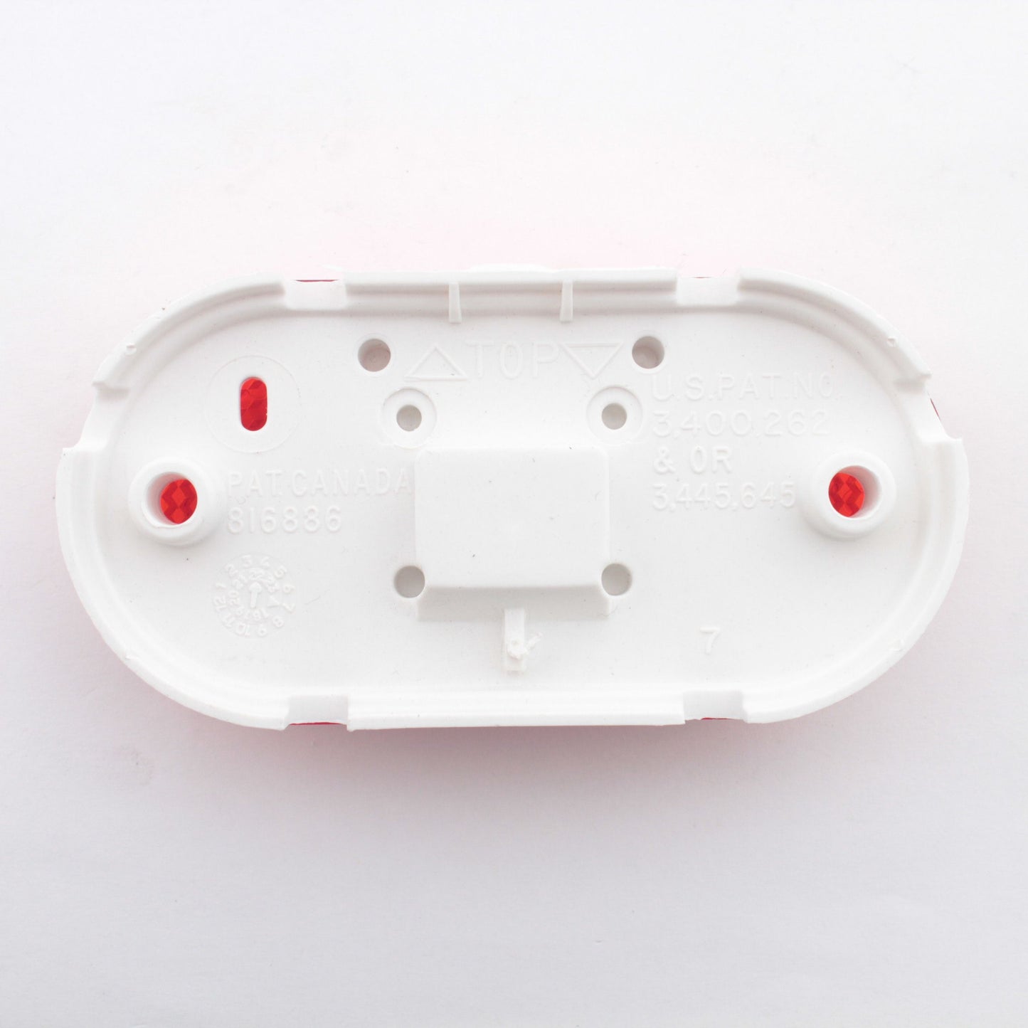 Grote 45932 Red 2-Bulb Oval Pigtail Clearance Marker Lamp Built in Reflector 4x2