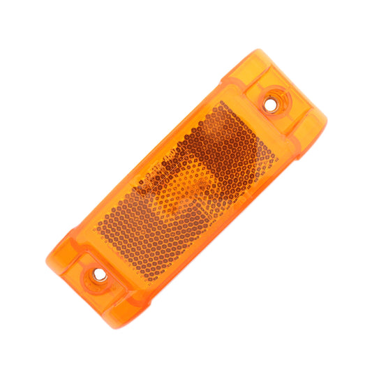 Grote 46073 Yellow Amber Economy Sealed Clearance Marker Lamp 6" x 2" Acrylic