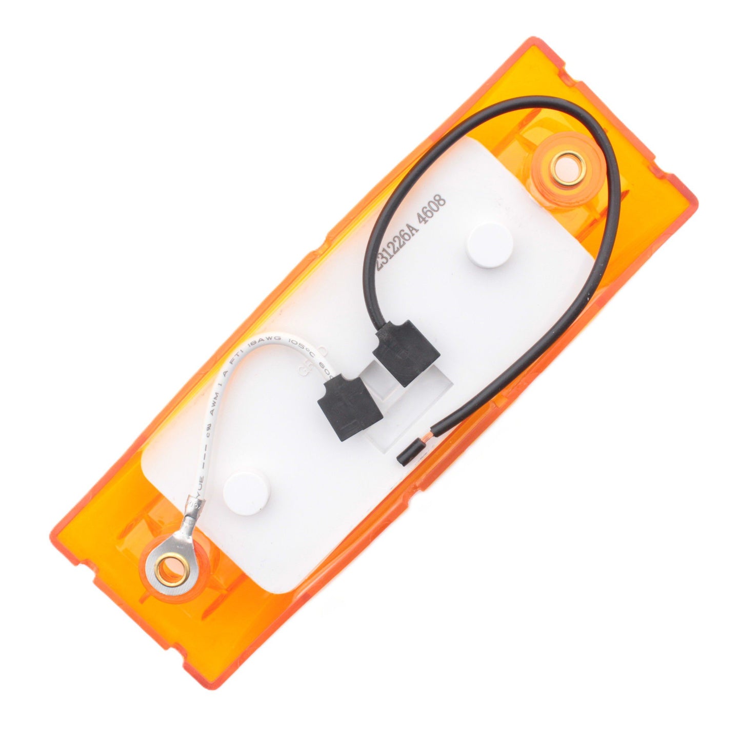 Grote 46083 Amber Reflectorized Clearance Side Marker Light Incadescent 2" x 6"