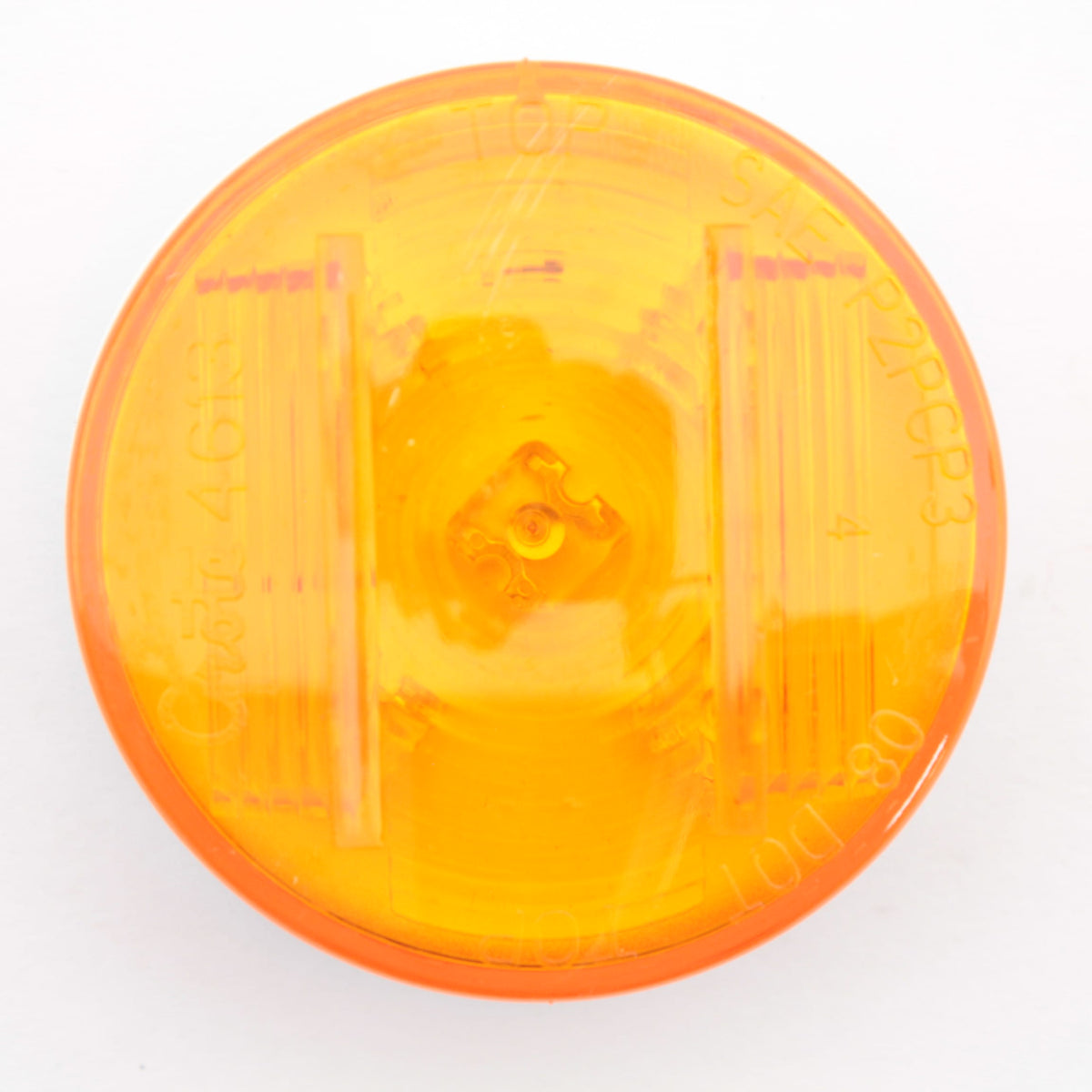 Grote 46133 Amber 2" x .75" LED Round Side Marker Clearance Light PC Lamp PL-10