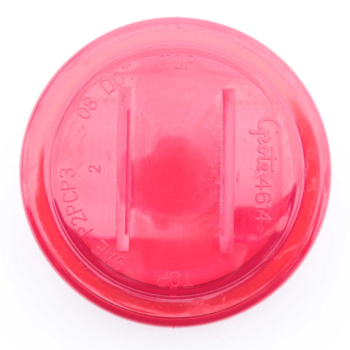 Grote 46142-3 Red 2.5" x 0.75" Round LED Clearance Marker Light PC PL-10 .06A