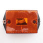 Grote 463935 Yellow Amber Rectangular Single-Bulb Clearance Marker With Built-In