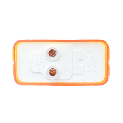 Grote 46413 Yellow Incandescent Clearance Marker Light PC Rated 1.25" x 2.63"