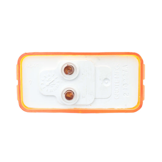 Grote 46413 Yellow Incandescent Clearance Marker Light PC Rated 1.25" x 2.63"