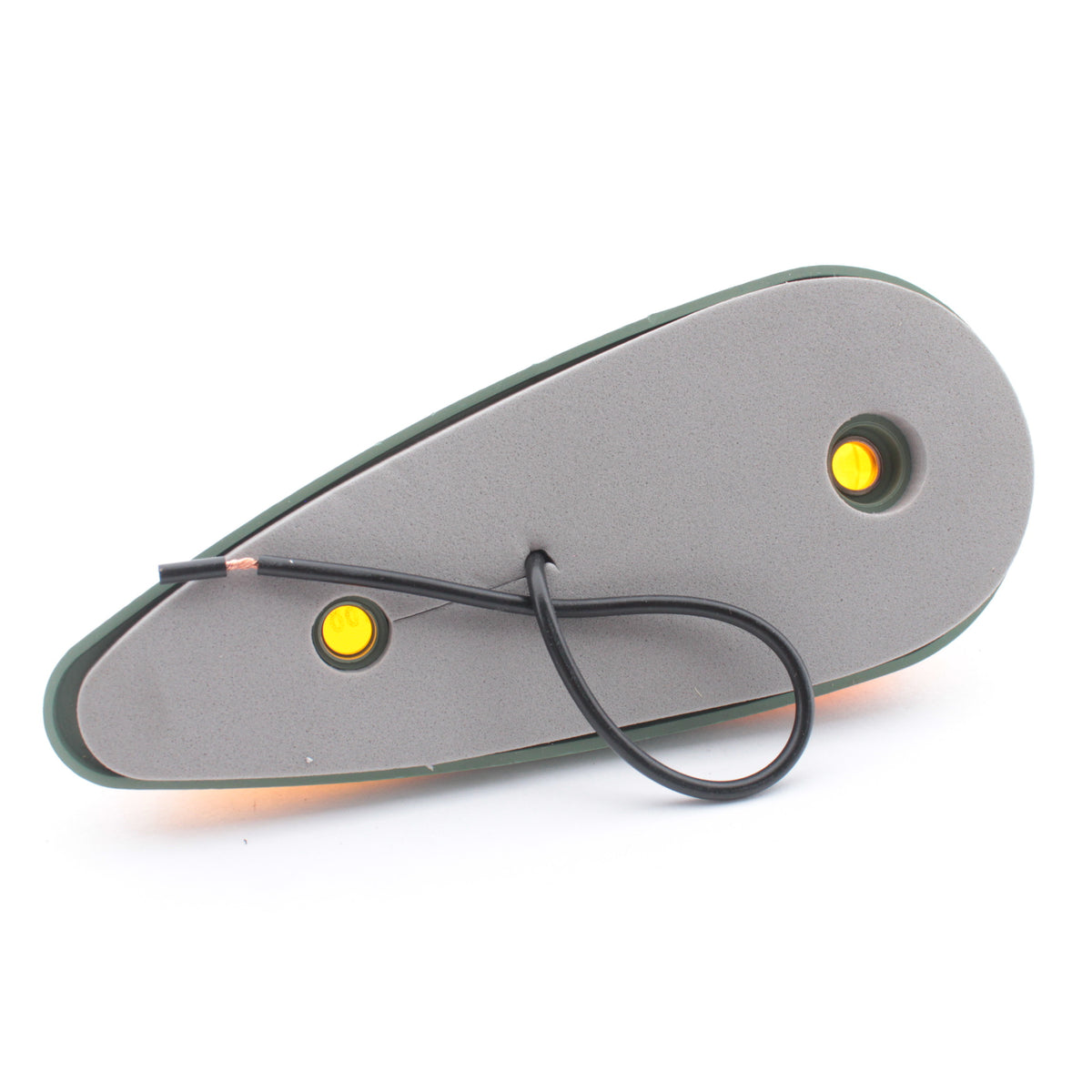 Grote 465435 Yellow Amber 3.63" Economy Cab Incandescent Marker Lamp Tear-Drop