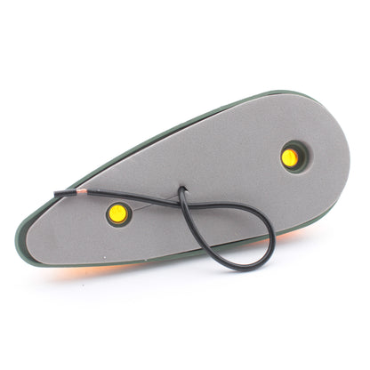 Grote 465435 Yellow Amber 3.63" Economy Cab Incandescent Marker Lamp Tear-Drop