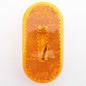 Grote 46713-5 Amber 1-Bulb 2" x 4" Oval Clearance Marker Lamp Built-In Reflector