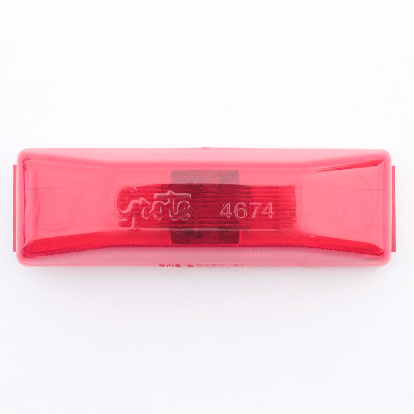 Grote 46742 Red 1.2" x 3.79" Clearance Marker Lamp 2-Bulb Male Pin Connection