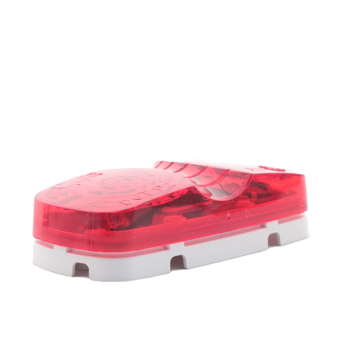 Grote 46792-5 Red 4" x 1-1/8" Square-Corner 2-Bulb Clearance Marker Lamp P2 P3