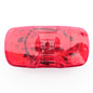 Grote 46792 Red Two-Bulb Square-Corner Clearance Marker Lamp Duramold 4" x1-1/8"