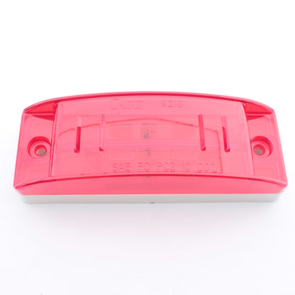 Grote 46832 Red Turtleback II Clearance Side Marker Light Incadescent 2" x 6"
