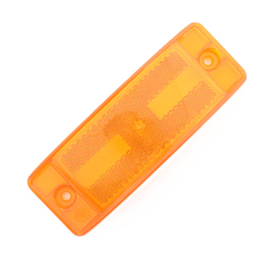 Grote 46863 Yellow Field Resealable Turtleback II Marker Lamp Built-In Reflector