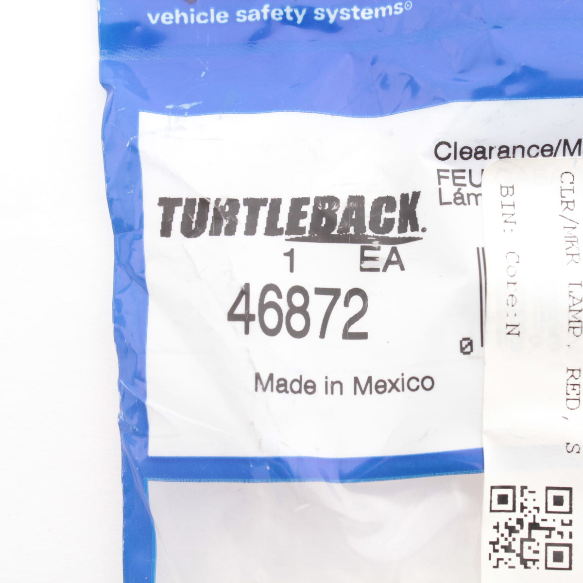Grote 46872 Red Sealed Turtleback Optic Reflex Clearance Marker Light 5-7/8" 2"