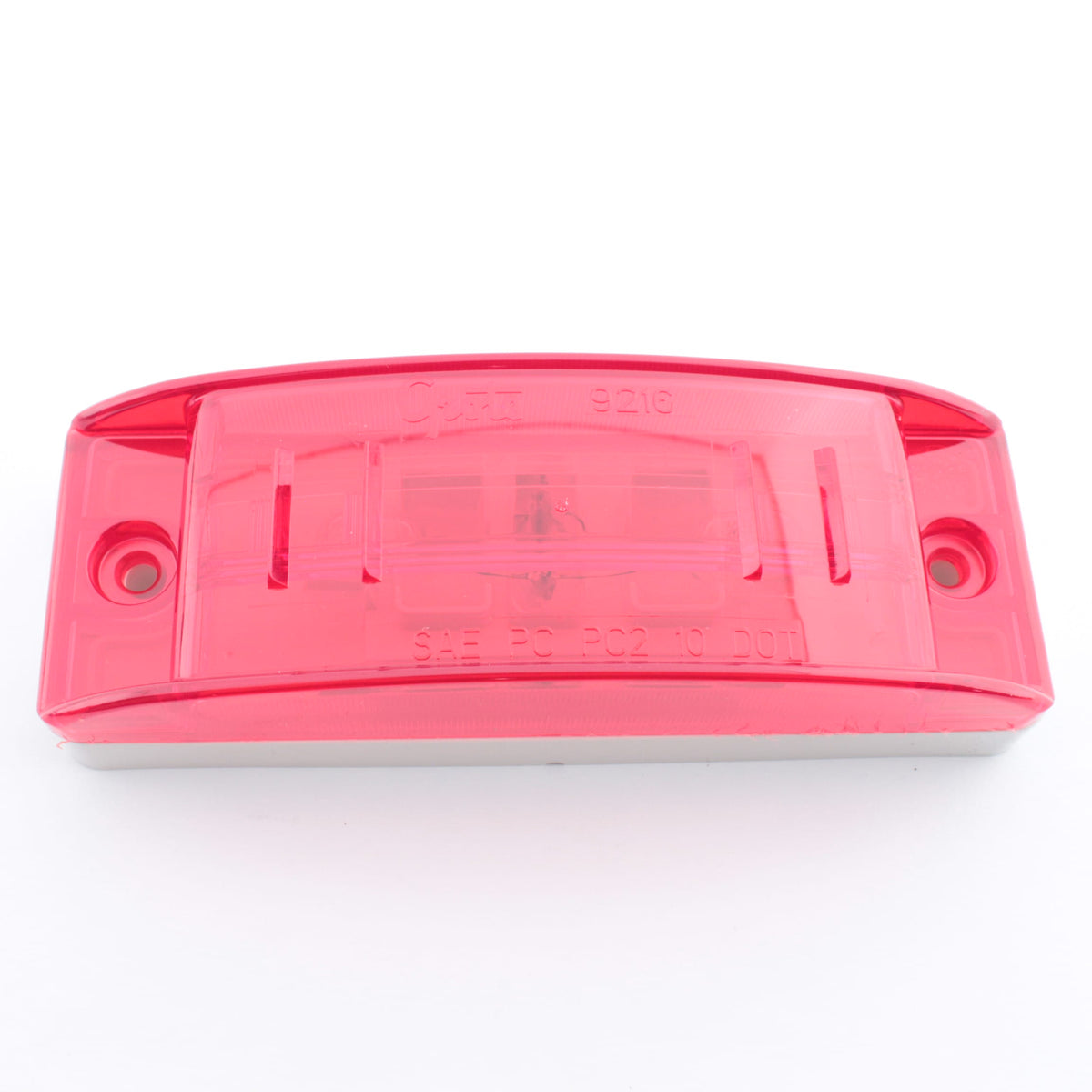 Grote 46872 Red Sealed Turtleback Optic Reflex Clearance Marker Light 5-7/8" 2"