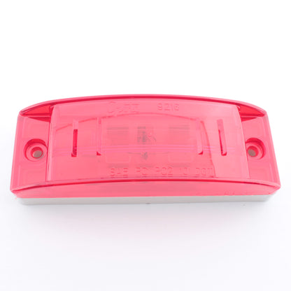 Grote 46872 Red Sealed Turtleback Optic Reflex Clearance Marker Light 5-7/8" 2"