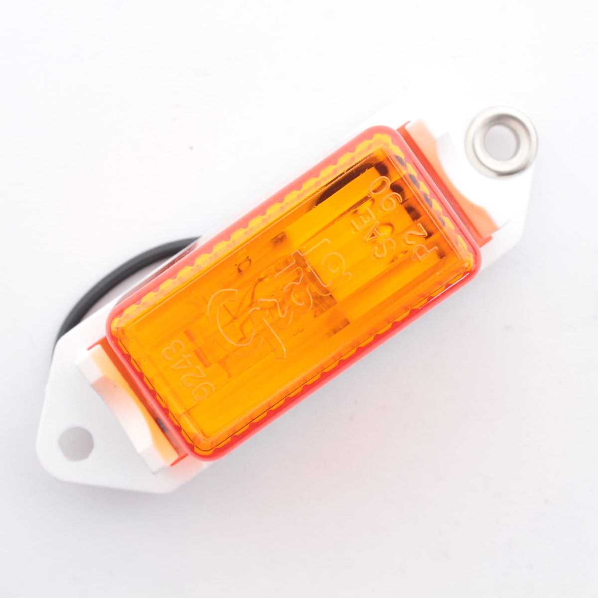 Grote 46883-5 Amber Economy Clearance Marker Lamp P2 3.25" x 1" Incandescent