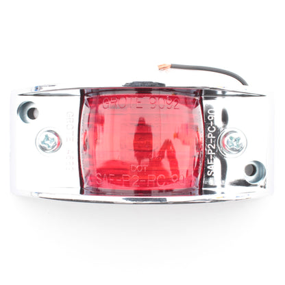 Grote 46892-5 Red 4-3/4" Armored Clearance Marker Light Lamp ABS Housing P2 PC