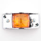 Grote 46893 Yellow Amber 4.75" Armored Clearance Marker Light Lamp ABS Housing