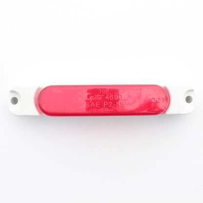 Grote 46902-3 Red Supernova Thin-Line White Body LED Clearance Marker Light 5-5/16"