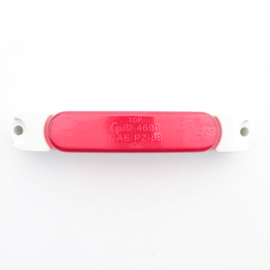 Grote 46902 Red SuperNova Thin-Line LED Clearance Marker Lamp Lens White Body
