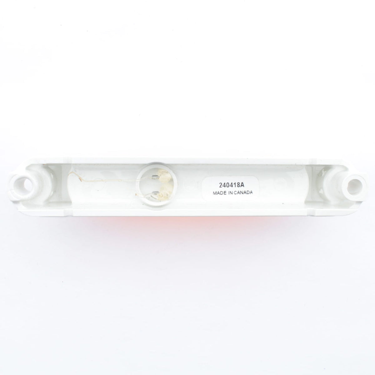 Grote 46903-3 Amber 5-5/16" Thin-Line LED Clearance Light White Body Bulk Pack
