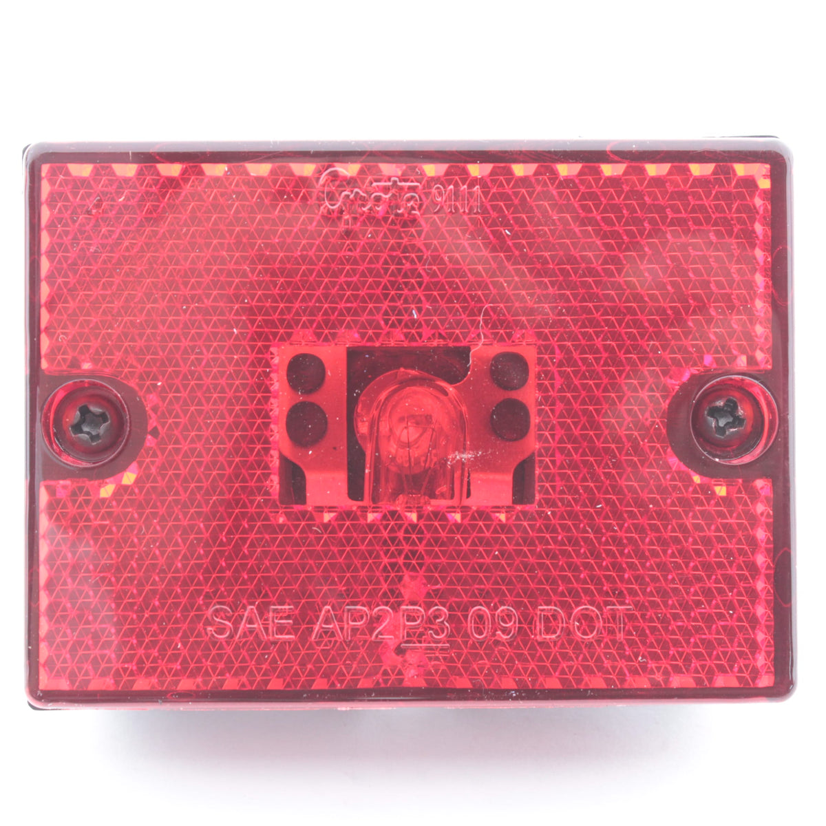 Grote 46982-5 Red 2" Rectangular Submersible Clearance Marker With Built-In