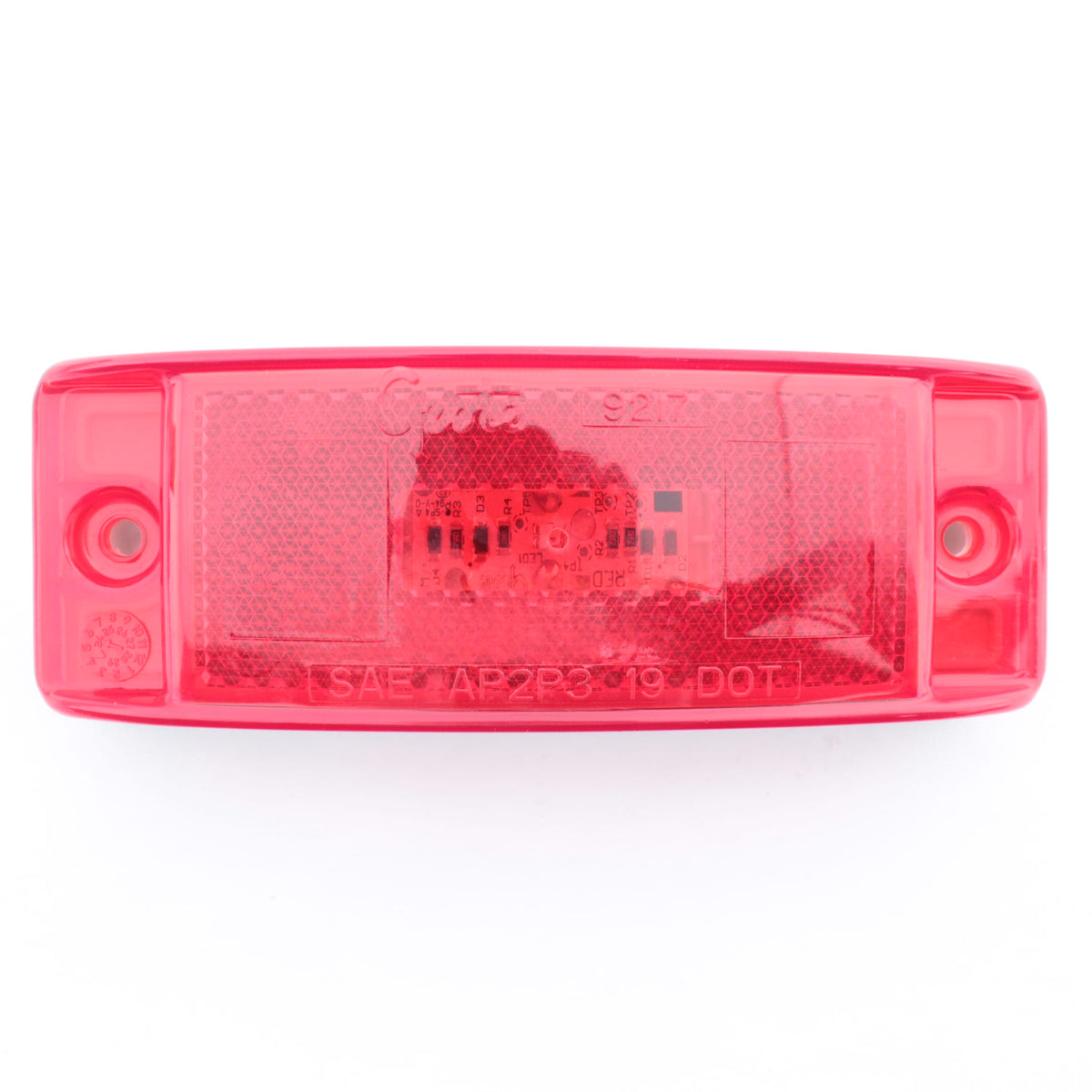 Grote 47072 Red 5.88" Turtleback LED Built-in Reflector Clearance Light Sealed