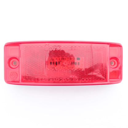 Grote 47072 Red 5.88" Turtleback LED Built-in Reflector Clearance Light Sealed