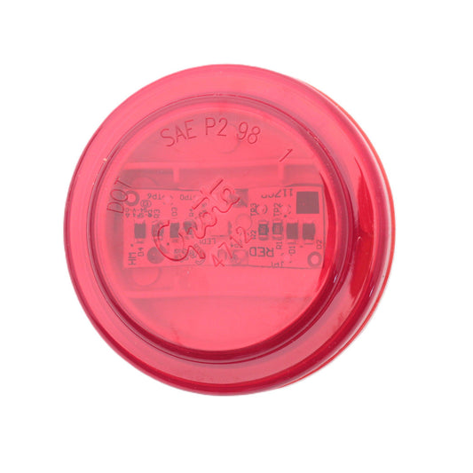 Grote 47122 Red 2.5"x 0.75" Round LED Clearance Marker Light .06A PL-10 P2